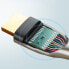 Фото #6 товара Wytrzymały kabel przewód HDMI 2.0 4K 60Hz w oplocie 1m szary