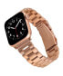 Фото #1 товара Rose Gold-Tone Stainless Steel Link Band Compatible with 38/40/41mm Apple Watch