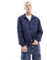 Фото #1 товара Levi's Relaxed padded trucker jacket in navy with logo