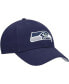 Boys Navy Seattle Seahawks Basic MVP Adjustable Hat