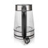 Фото #2 товара Электрический чайник Nedis SmartLife 1,7 л - 2200 Вт - Нержавеющая сталь - Прозрачное стекло - Нержавеющая сталь - Регулируемый термостат - Индикатор уровня воды