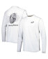 Фото #4 товара Men's White Philadelphia Eagles Laces Out Billboard Long Sleeve T-shirt