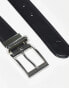 Polo Ralph Lauren reversible leather belt in black/tan with logo