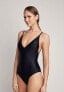 Фото #1 товара Lenny Niemeyer 301854 Women's Basic V-Neck Maillot One-Piece Swimsuit, Black, M