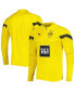 Men's Yellow Borussia Dortmund Raglan DryCELL Quarter-Zip Training Top