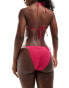 Фото #2 товара Brave Soul brazilian bikini bottoms in bright pink