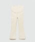 Фото #6 товара Women's Maternity Flared Cropped Jeans