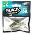 FIIISH Black Minnow Deep Jig Head