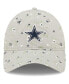 Фото #3 товара Women's Gray Dallas Cowboys Floral 9TWENTY Adjustable Hat