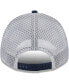 ფოტო #4 პროდუქტის Men's College Navy, White Seattle Seahawks Logo Patch Trucker 9FORTY Snapback Hat