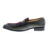 Фото #10 товара Carrucci KS478-120SC Mens Green Leather Loafers & Slip Ons Penny Shoes