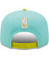 Фото #5 товара Men's Turquoise, Yellow Brooklyn Nets Color Pack 9Fifty Snapback Hat