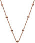 Фото #1 товара Silver chain Emozioni Rose Gold Cable with Ball CH004