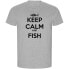 ფოტო #1 პროდუქტის KRUSKIS Keep Calm And Fish ECO short sleeve T-shirt