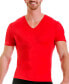 ფოტო #1 პროდუქტის Men's Big & Tall Compression Activewear Short Sleeve V-Neck T-shirt