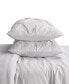 Simply Clean Antimicrobial Pleated Full and Queen Duvet Set,3 Piece