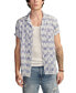 Men's Ikat Camp Collar Short Sleeve Shirt