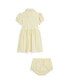 ფოტო #2 პროდუქტის Baby Girls Striped Knit Oxford Shirtdress
