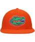 Фото #4 товара Men's Orange Florida Gators Team Color Fitted Hat