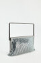 Metal mesh crossbody bag