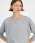 ფოტო #3 პროდუქტის Women's Boat-Neck Dolman-Sleeve Sweater