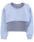 Фото #4 товара Kid 2-Piece Active Cropped Pullover and Tank Set 7