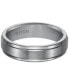 Men's Tungsten Carbide Ring, 6mm Comfort Fit Wedding Band