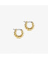 ფოტო #1 პროდუქტის Twisted Hoop Earrings - Paris Small