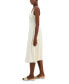 ფოტო #3 პროდუქტის Women's Linen-Blend Seamed Midi Dress, Created for Macy's