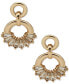 Фото #1 товара Gold-Tone Crystal Linked Drop Earrings