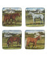 Фото #1 товара York Stables Set of 4 Canape Plates 6"