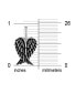 ფოტო #5 პროდუქტის Amulet Feathered Heart Guardian Angel Wing Pendant Necklace For Women Teen Antiqued .925 Sterling Silver Small