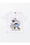 Lcw Kids Bisiklet Yaka Minnie Mouse Baskılı Kısa Kollu Kız Çocuk Şortlu Pijama Takımı