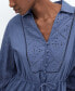 Фото #4 товара Women's Embroidered Details Shirt Dress