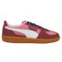 Фото #1 товара Puma Palermo Lace Up Womens Pink Sneakers Casual Shoes 39764319