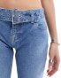 Фото #10 товара Tommy Jeans Sophie low waisted belted jeans in mid wash