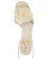 Фото #4 товара Women's Pammie Ankle-Tie Flower Kitten Heels