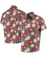 Фото #1 товара Men's Crimson Oklahoma Sooners Floral Button-Up Shirt