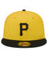 Фото #3 товара Men's Gold, Black Pittsburgh Pirates 2023 City Connect 9FIFTY Snapback Adjustable Hat
