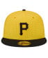 Men's Gold, Black Pittsburgh Pirates 2023 City Connect 9FIFTY Snapback Adjustable Hat Gold, Black - фото #3