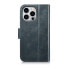 Фото #14 товара Чехол для смартфона ICARER iPhone 14 Pro Max с кожаной крышкой и защитой от RFID, синий