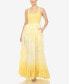 Women's Smocked Ruffle Maxi Dress