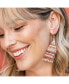 Lexie Luxe Beaded Fringe Earrings