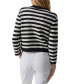 ფოტო #2 პროდუქტის Women's Striped Sweater Jacket