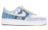 Фото #4 товара 【定制球鞋】 Nike Air Force 1 Low '07 圣诞节主题定制 圣诞夜 圣诞老人 雪花 涂鸦 情侣 达芬奇定制 低帮 板鞋 男女同款 灰蓝 / Кроссовки Nike Air Force CW2288-111