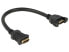 Delock 0.25m 2xHDMI - 0.25 m - HDMI Type A (Standard) - HDMI Type A (Standard) - Black