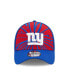 Фото #3 товара Men's Red, Royal New York Giants Shattered 39THIRTY Flex Hat