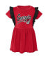 ფოტო #2 პროდუქტის Girls Toddler Red Georgia Bulldogs Too Cute Tri-Blend Dress