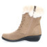 Propet Winslow Winter Lace Up Booties Womens Beige Casual Boots WFX016SLAT