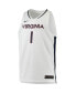 Фото #3 товара Men's #1 White Virginia Cavaliers Replica Basketball Jersey
